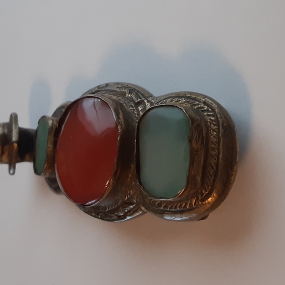 Vintage Cabochon Buckle Gemstones - Picture 6 of 8